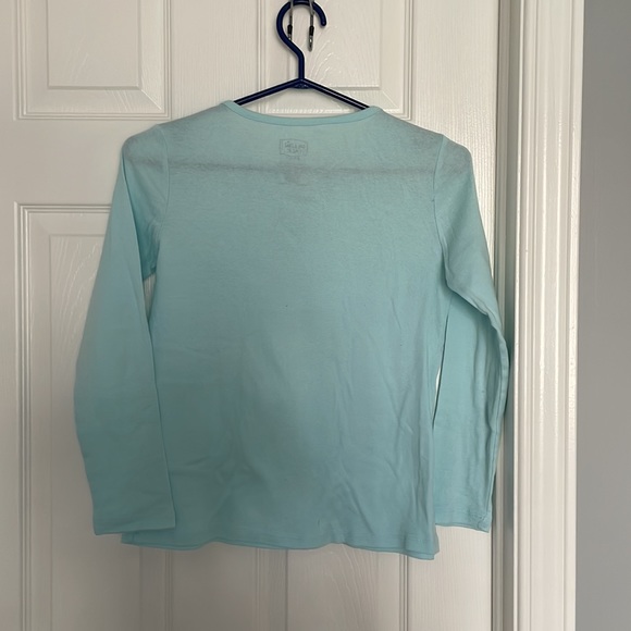 Light baby blue lounge or sleep shirt - Picture 2 of 2